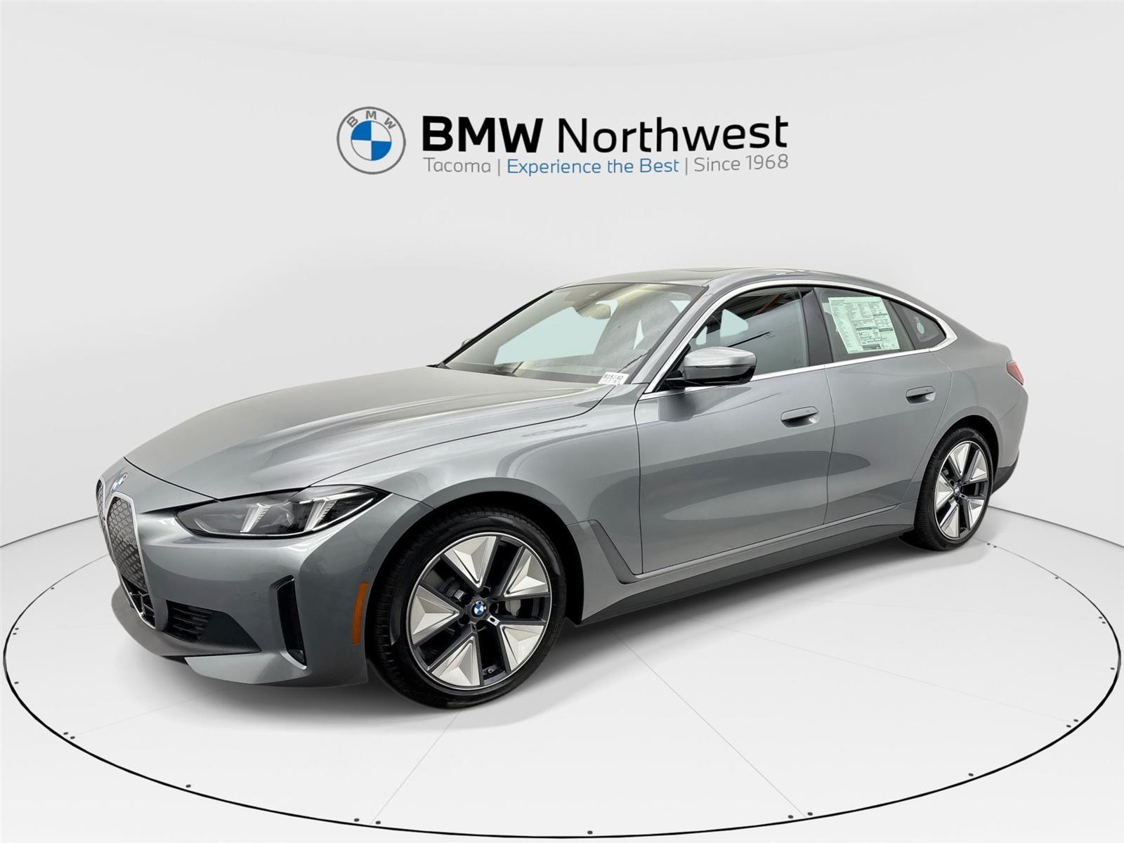 Gray (Skyscraper Grey Metallic) 2026 BMW i4 Sedan All-Wheel Drive 1-Speed Automatic