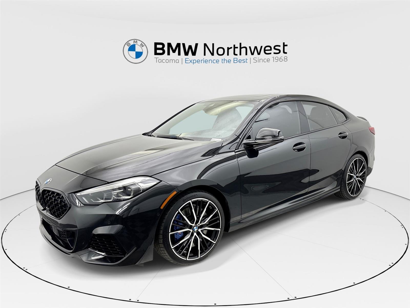 Black Sapphire Metallic 2021 BMW 2 Series Sedan All-Wheel Drive 8-Speed Automatic