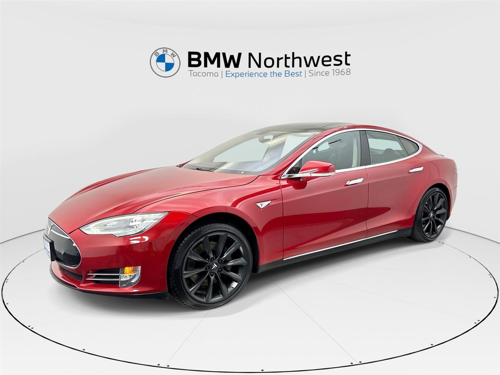 Red Pearl 2013 Tesla Model S Performance RWD Sedan Rear-Wheel Drive 1-Speed Automatic