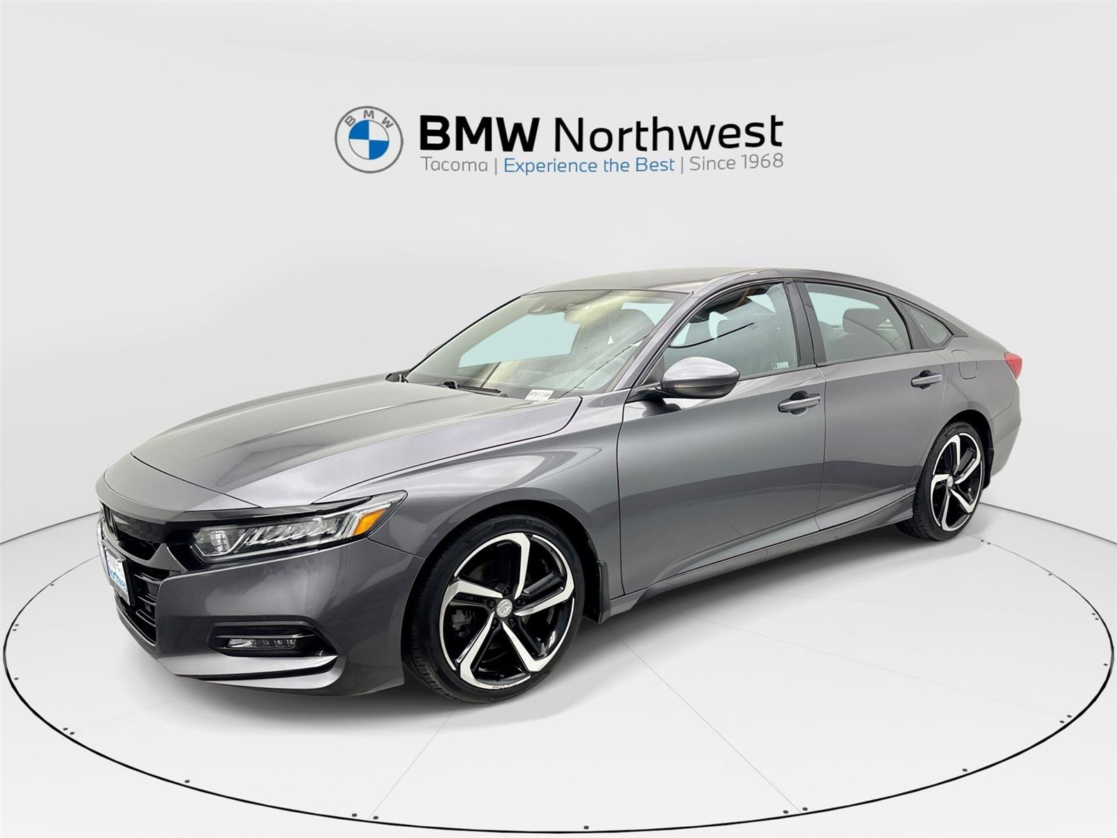 Gray (Modern Steel Metallic) 2020 Honda Accord Sedan Front-Wheel Drive Continuously Variable Transmission