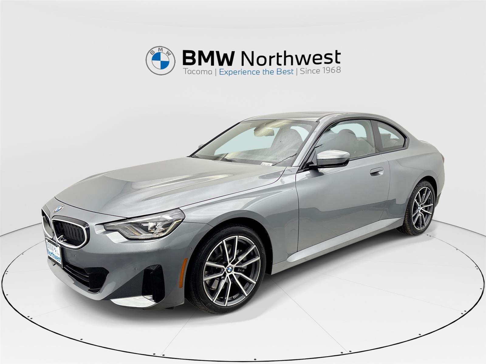 Gray (Skyscraper Grey Metallic) 2025 BMW 2 Series Coupe All-Wheel Drive 8-Speed Automatic