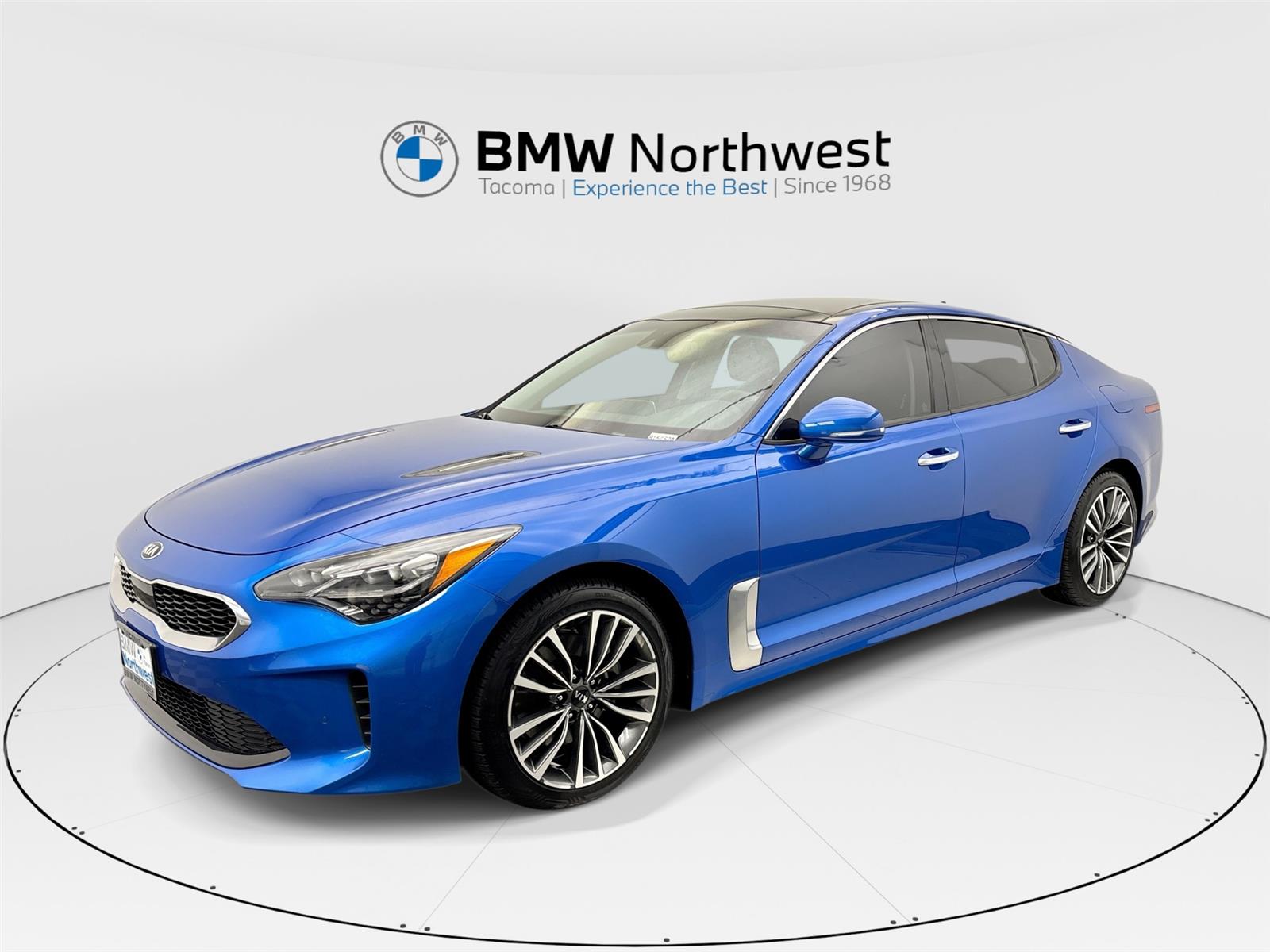 Micro Blue 2018 Kia Stinger Sedan Rear-Wheel Drive Automatic