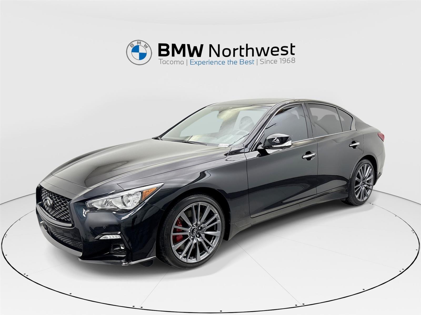 Black Opal Metallic 2023 INFINITI Q50 Sedan All-Wheel Drive 7-Speed Automatic