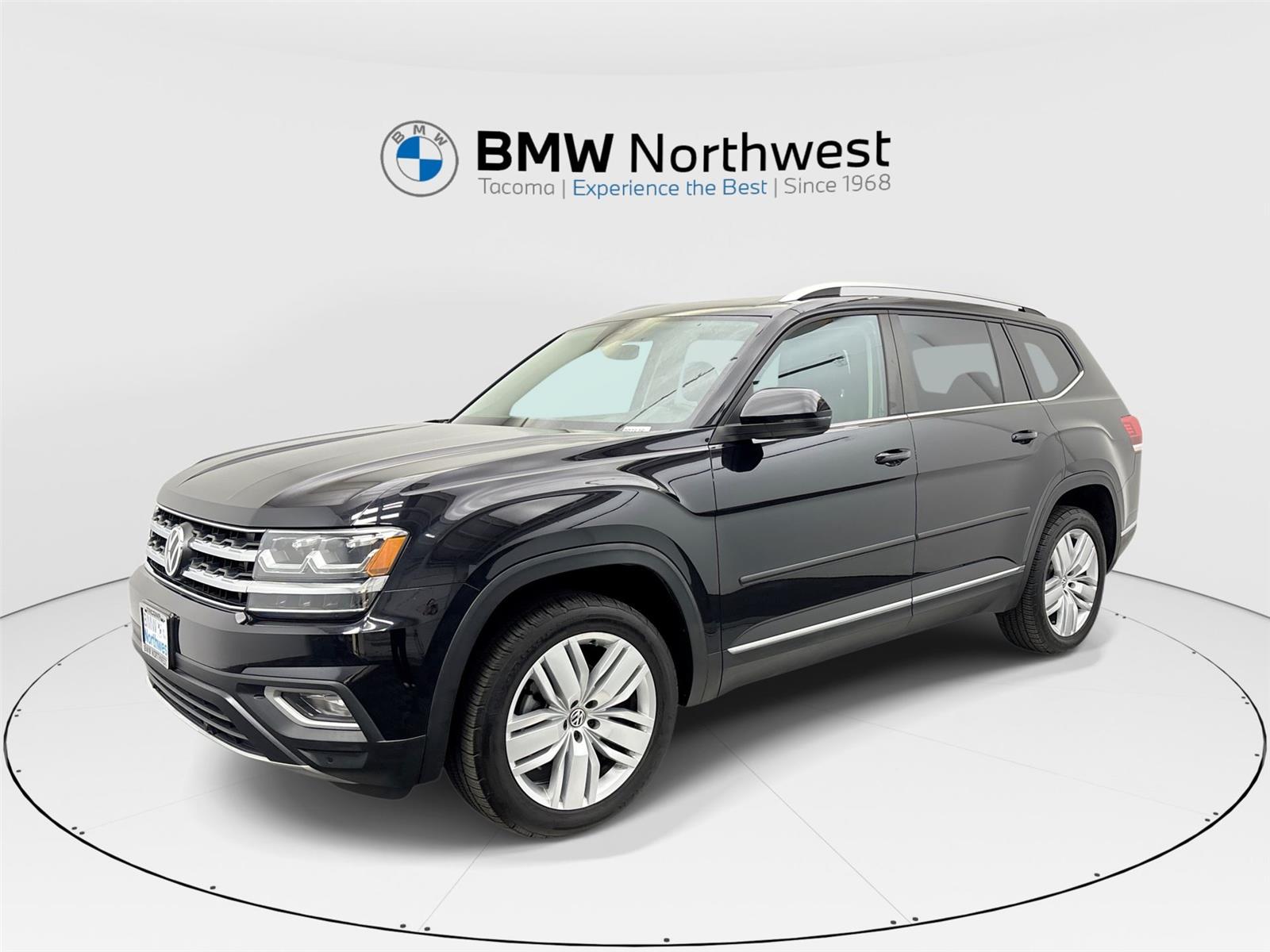 Deep Black Pearl 2019 Volkswagen Atlas SUV / Crossover All-Wheel Drive 8-Speed Automatic