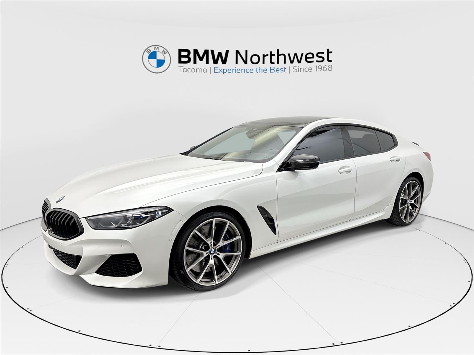 Mineral White Metallic 2021 BMW 8 Series Coupe All-Wheel Drive 8-Speed Automatic