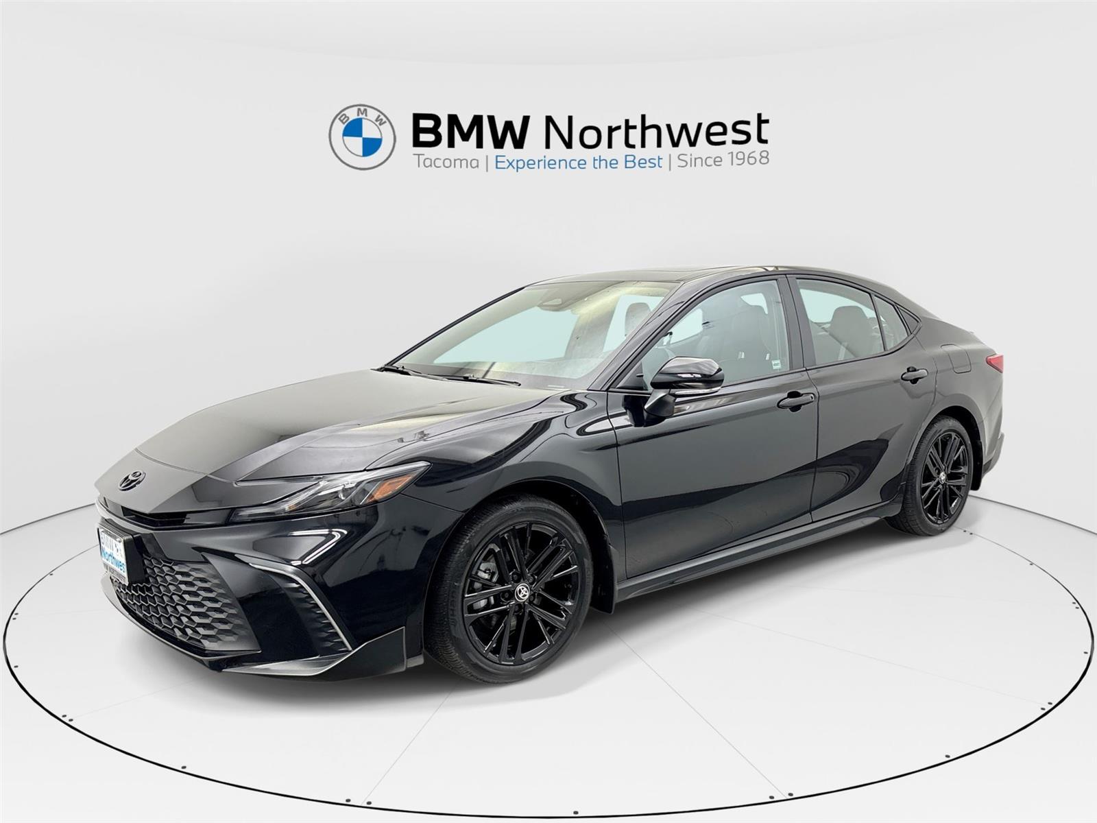 Midnight Black Metallic 2025 Toyota Camry Sedan All-Wheel Drive Continuously Variable Transmission
