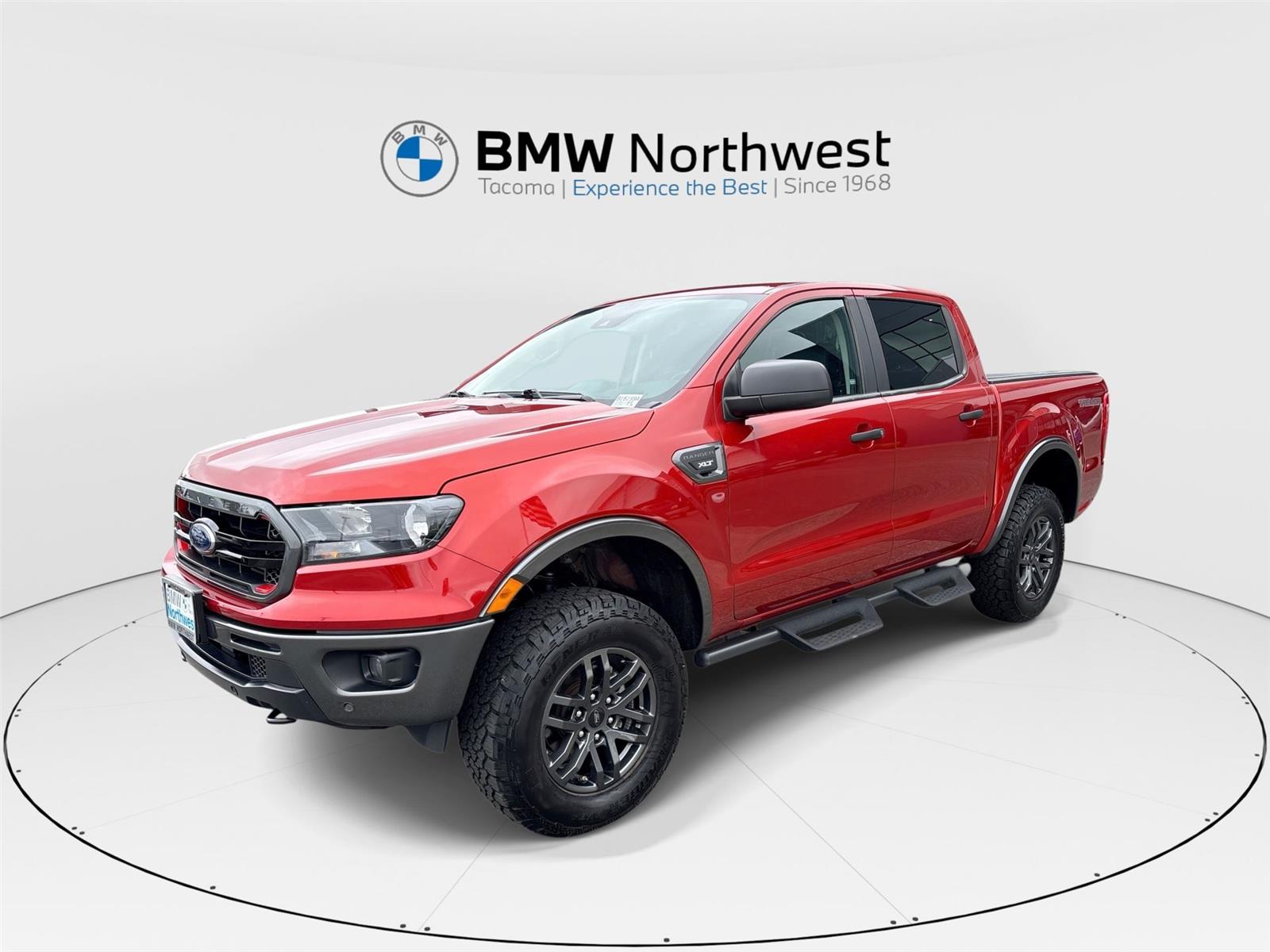 Hot Pepper Red Metallic Tinted Clearcoat 2022 Ford Ranger Pickup Truck Four-Wheel Drive Automatic