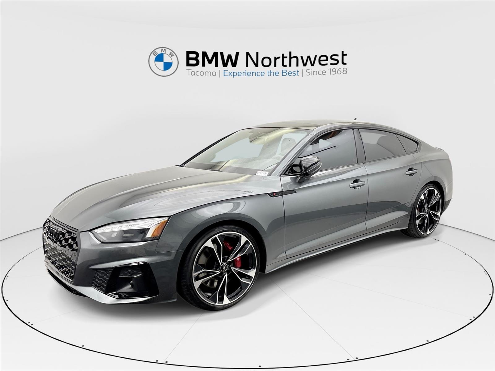 Daytona Gray Pearl Effect 2023 Audi S5 Sportback Sedan All-Wheel Drive 8-Speed Automatic