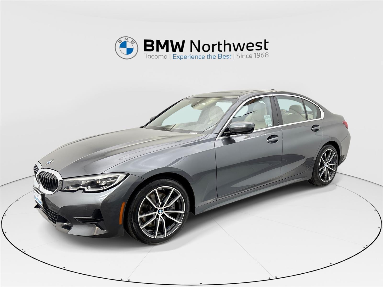 Mineral Gray Metallic 2020 BMW 3 Series Sedan Rear-Wheel Drive 8-Speed Automatic