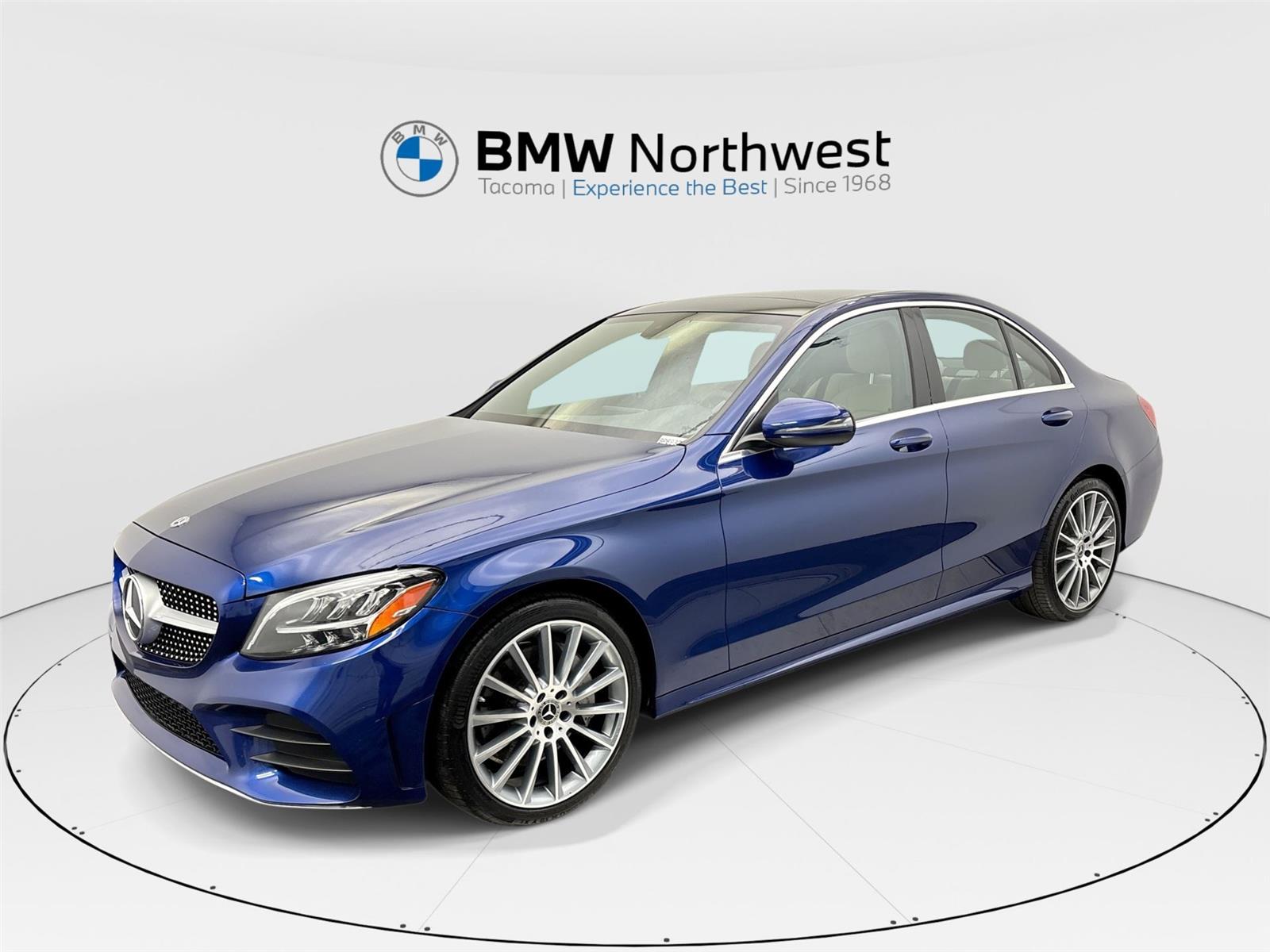 Brilliant Blue Metallic 2019 Mercedes-Benz C-Class Sedan All-Wheel Drive 9-Speed Automatic
