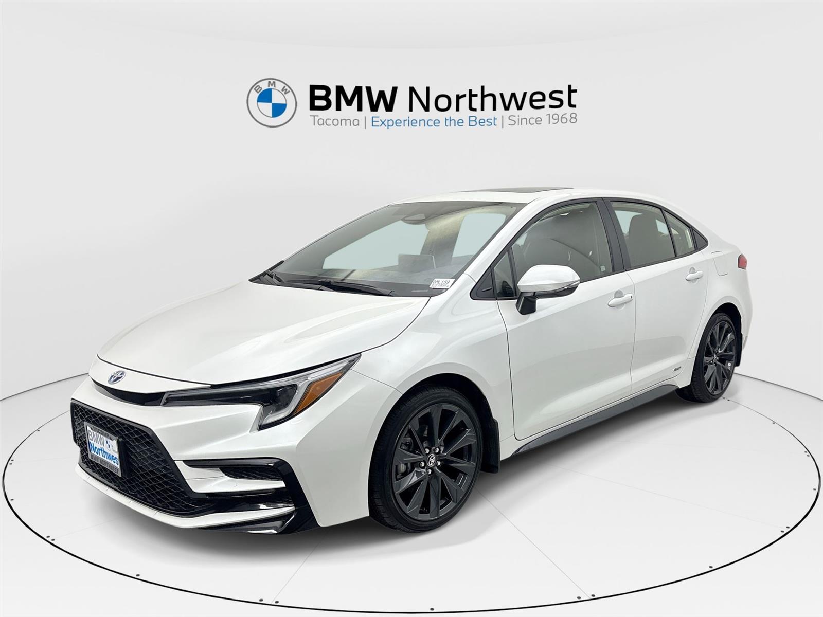 White (Wind Chill Pearl) 2025 Toyota Corolla Hybrid Sedan All-Wheel Drive Continuously Variable Transmission