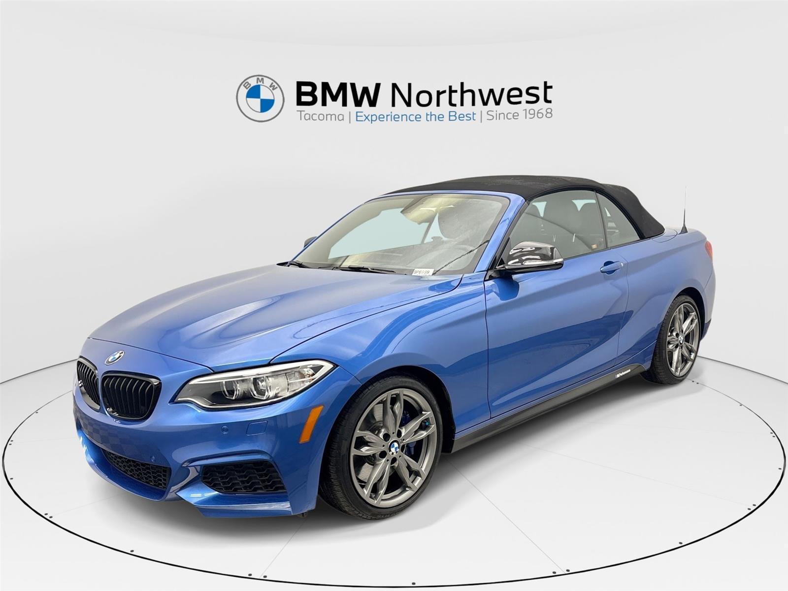Estoril Blue Metallic 2017 BMW 2 Series Convertible All-Wheel Drive 8-Speed Automatic