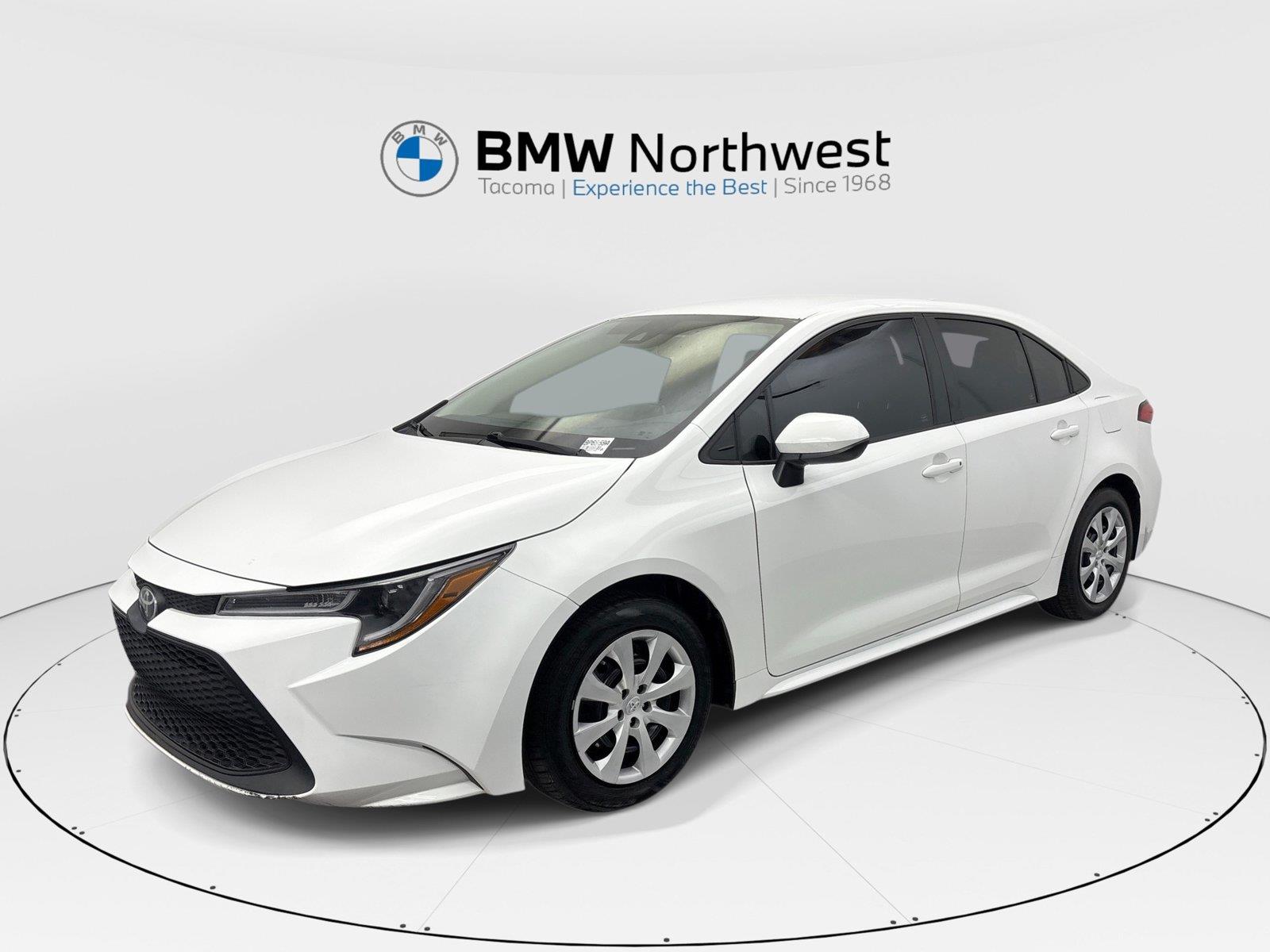 Super White 2021 Toyota Corolla Sedan Front-Wheel Drive Continuously Variable Transmission