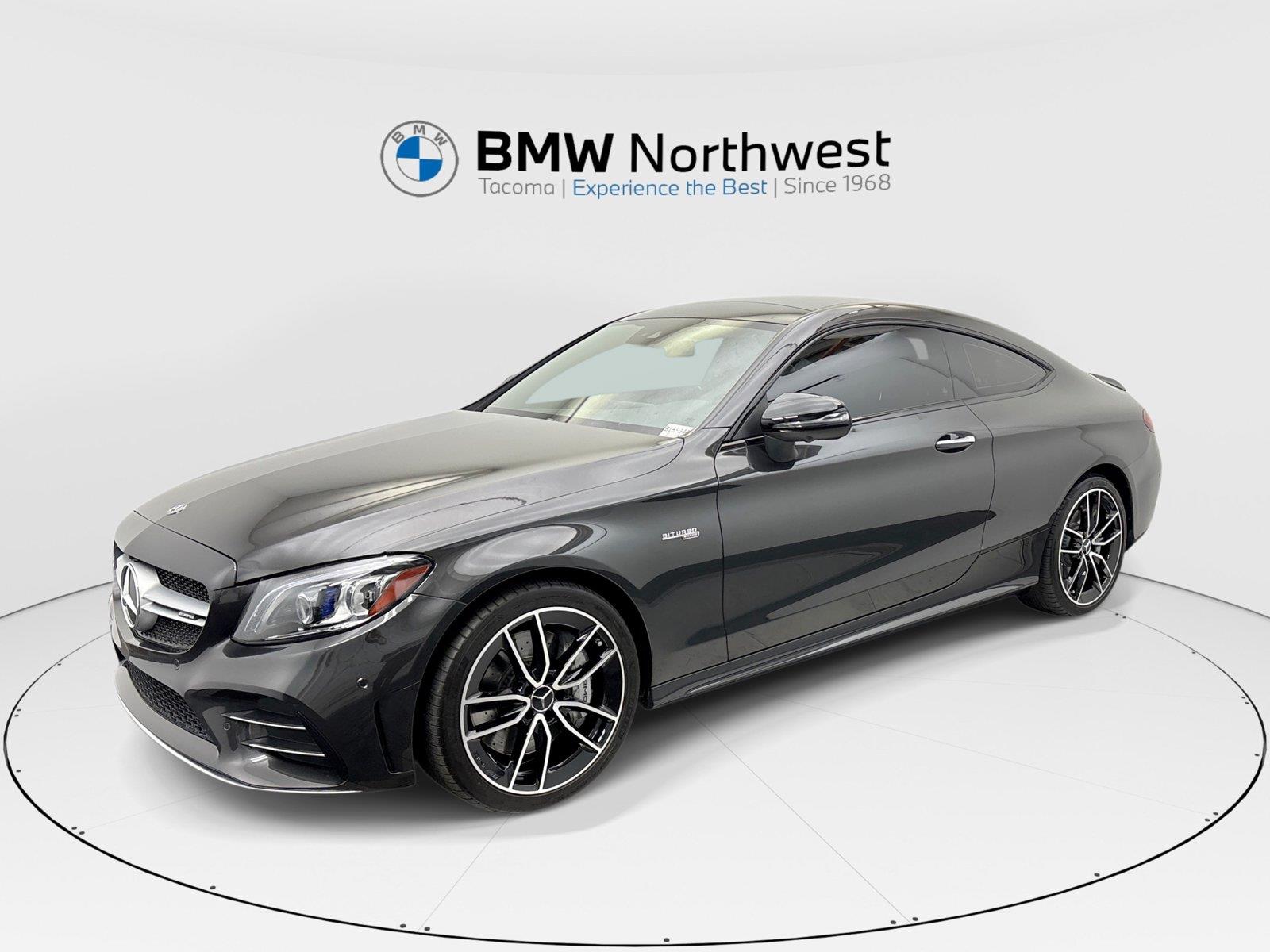 Gray (Graphite Grey Metallic) 2019 Mercedes-Benz C-Class Coupe All-Wheel Drive 9-Speed Automatic