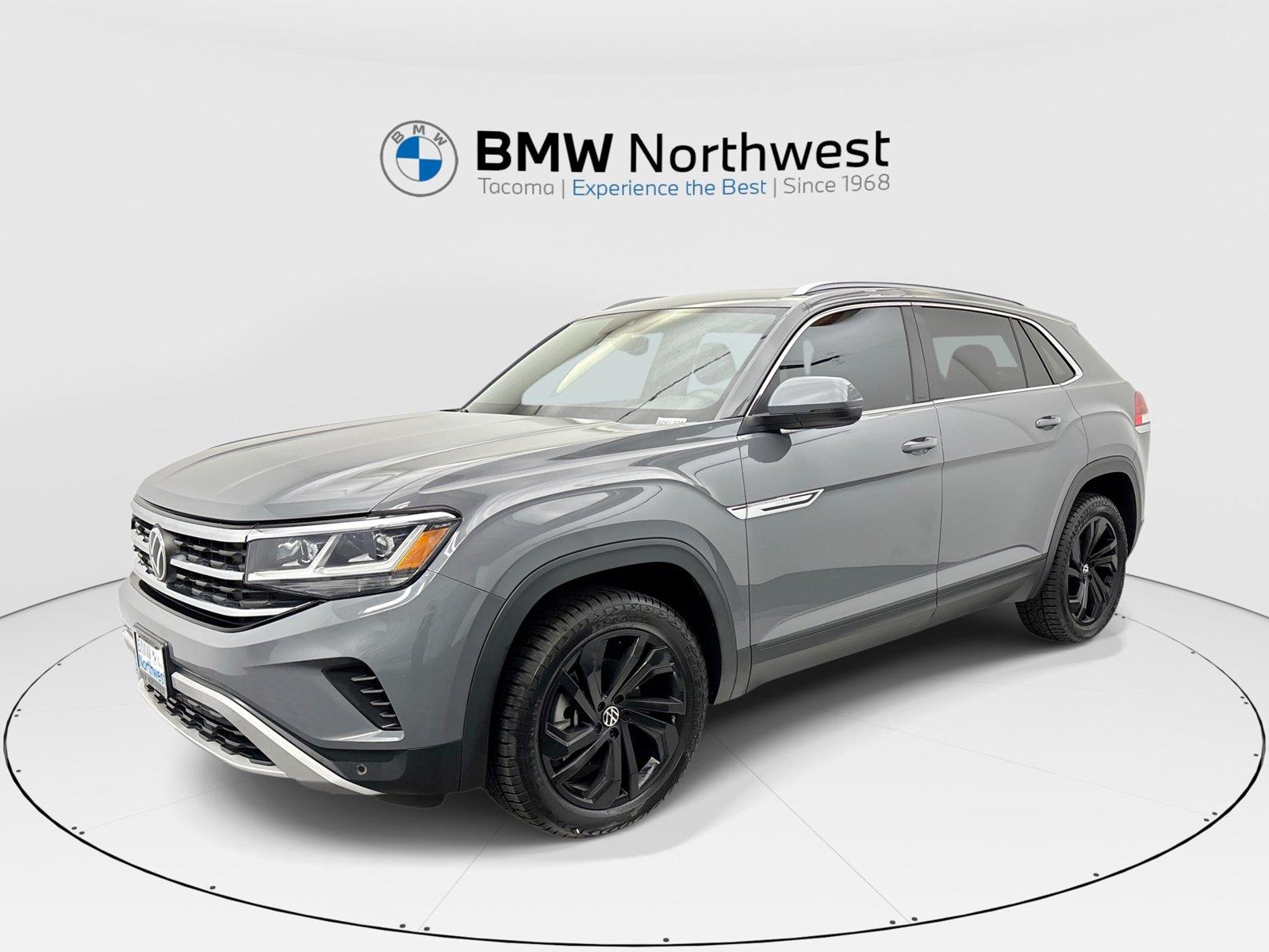 Platinum Gray Metallic 2021 Volkswagen Atlas Cross Sport SUV / Crossover All-Wheel Drive 8-Speed Automatic