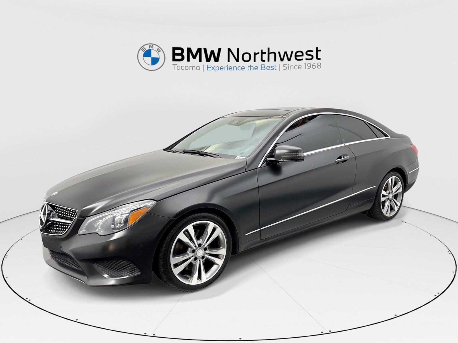 Diamond Silver Metallic 2014 Mercedes-Benz E-Class Coupe All-Wheel Drive 7-Speed Automatic
