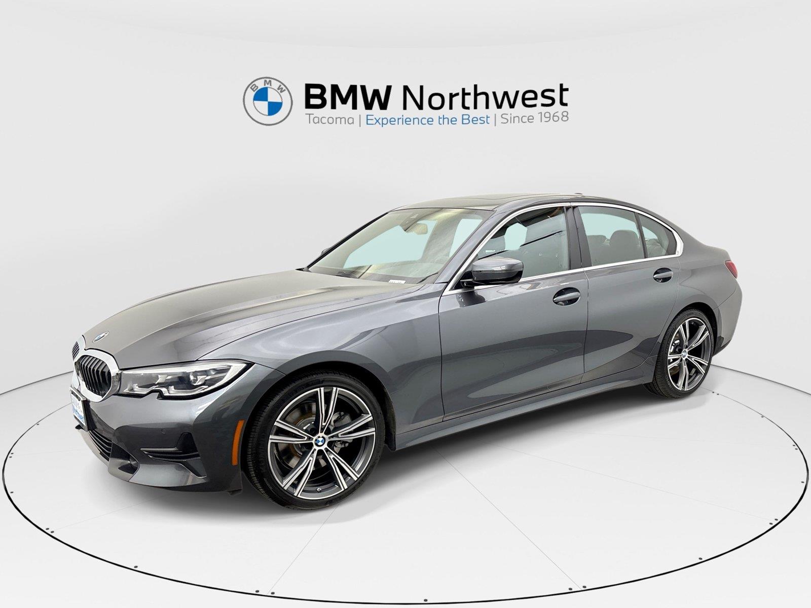 Gray (Mineral Grey Metallic) 2022 BMW 3 Series Sedan Rear-Wheel Drive 8-Speed Automatic