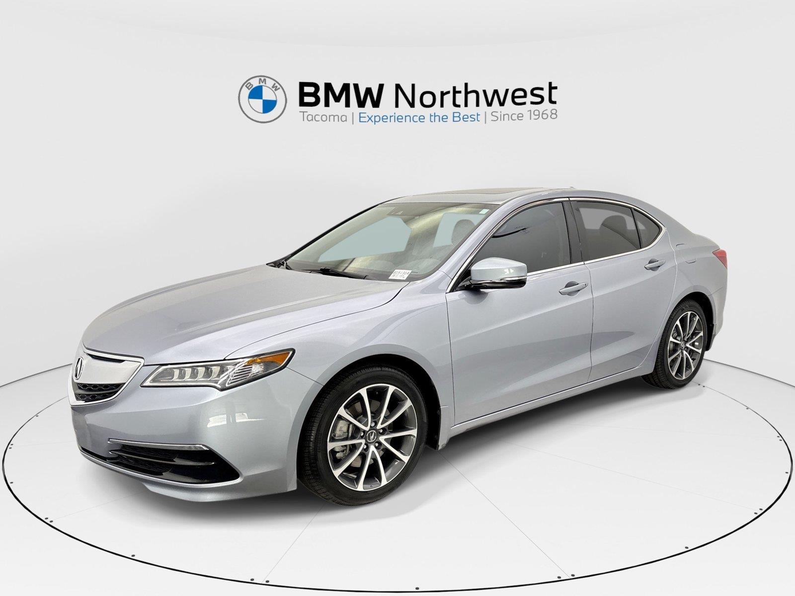 Slate Silver Metallic 2015 Acura TLX Sedan Front-Wheel Drive 9-Speed Automatic