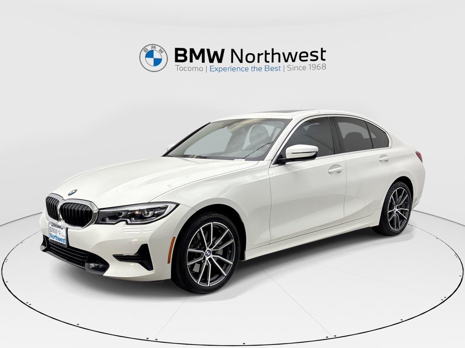 Alpine White 2021 BMW 3 Series Sedan All-Wheel Drive 8-Speed Automatic