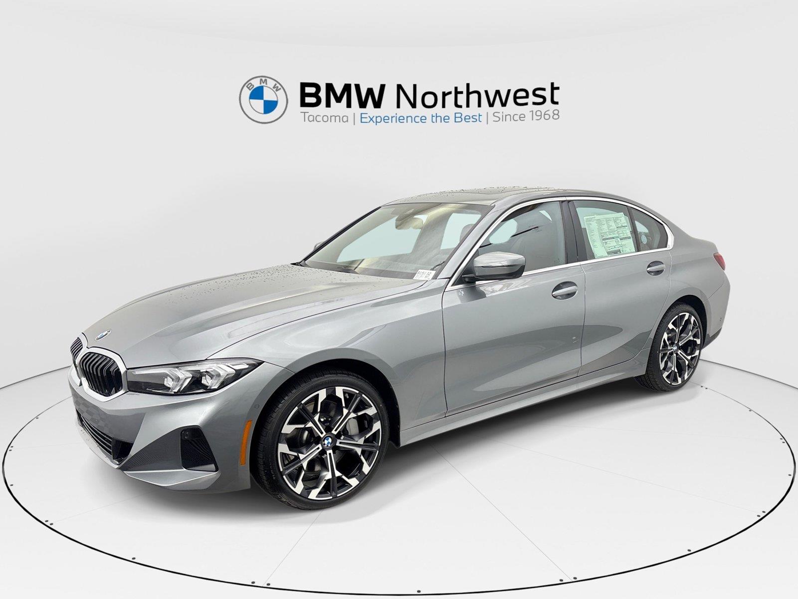 Gray (Skyscraper Grey Metallic) 2026 BMW 3 Series Sedan All-Wheel Drive 8-Speed Automatic