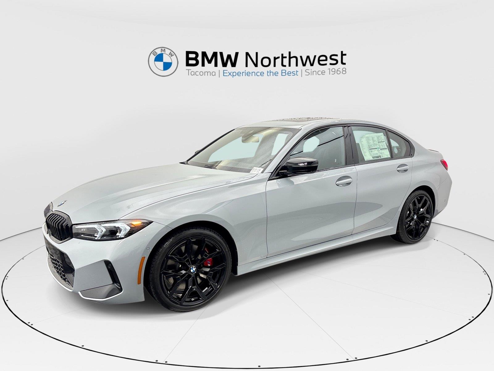 Gray (Brooklyn Grey Metallic) 2026 BMW 3 Series Sedan All-Wheel Drive 8-Speed Automatic