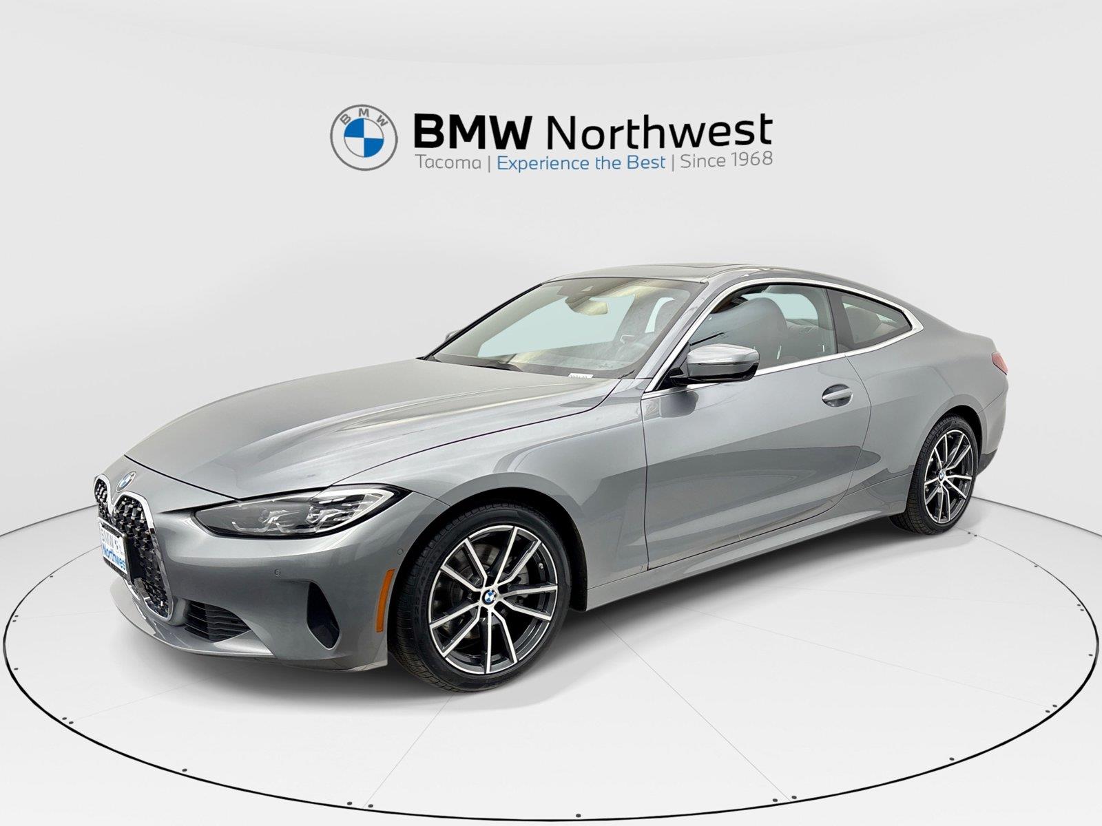 Gray (Brooklyn Grey Metallic) 2024 BMW 4 Series Coupe All-Wheel Drive 8-Speed Automatic