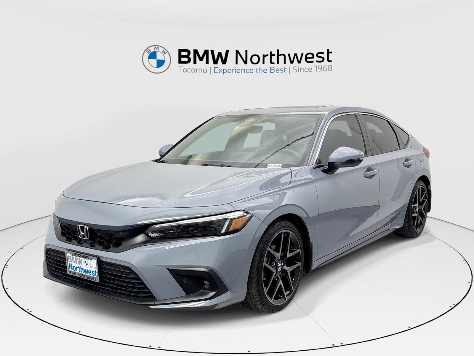 Sonic Gray Pearl 2022 Honda Civic Hatchback Hatchback Front-Wheel Drive Continuously Variable Transmission
