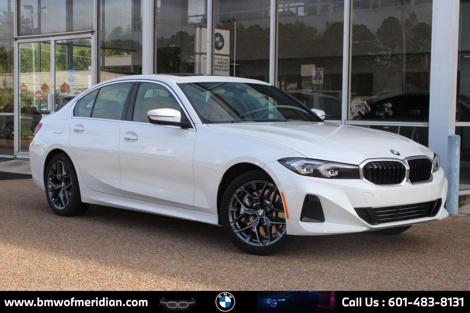 White 2025 BMW 3 Series 330i RWD Sedan Rear-Wheel Drive Automatic