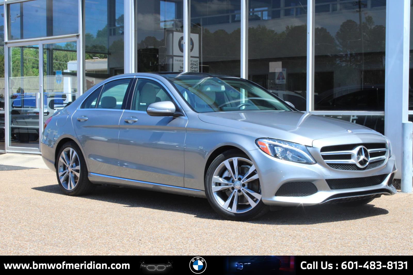 Palladium Silver Metallic 2015 Mercedes-Benz C-Class C 300 Sedan Rear-Wheel Drive Automatic