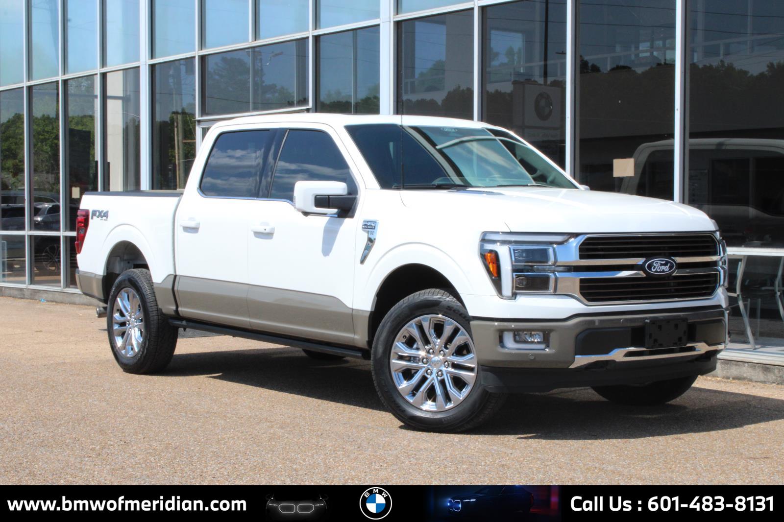 Star White Metallic Tri-Coat 2025 Ford F-150 Pickup Truck Four-Wheel Drive Automatic