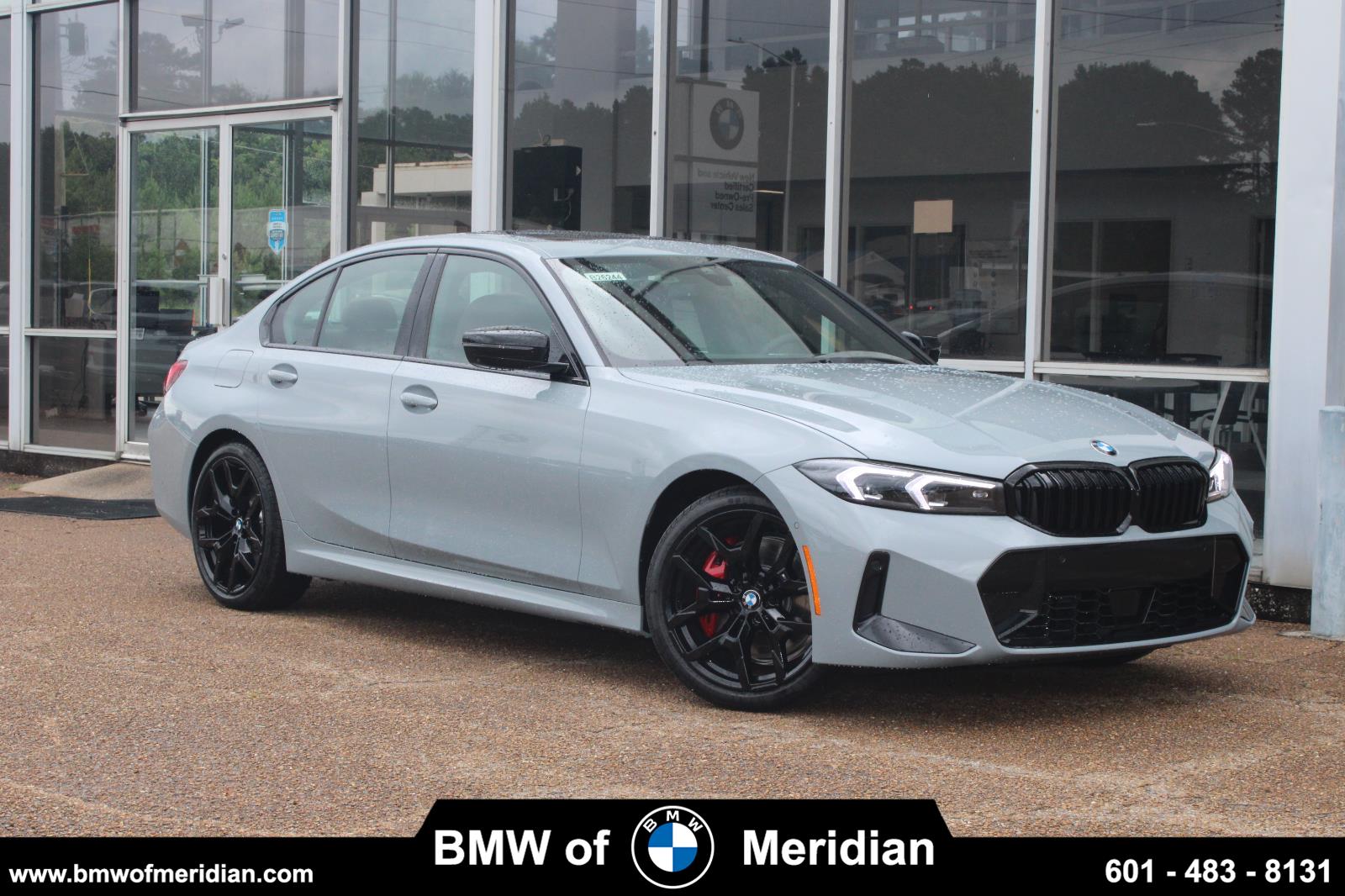 Gray (Brooklyn Grey Metallic) 2026 BMW 3 Series Sedan Rear-Wheel Drive Automatic