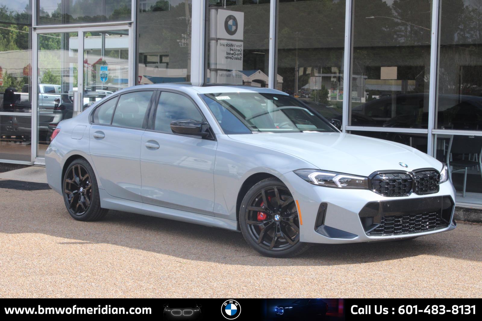 Gray (Brooklyn Grey Metallic) 2026 BMW 3 Series Sedan Rear-Wheel Drive Automatic