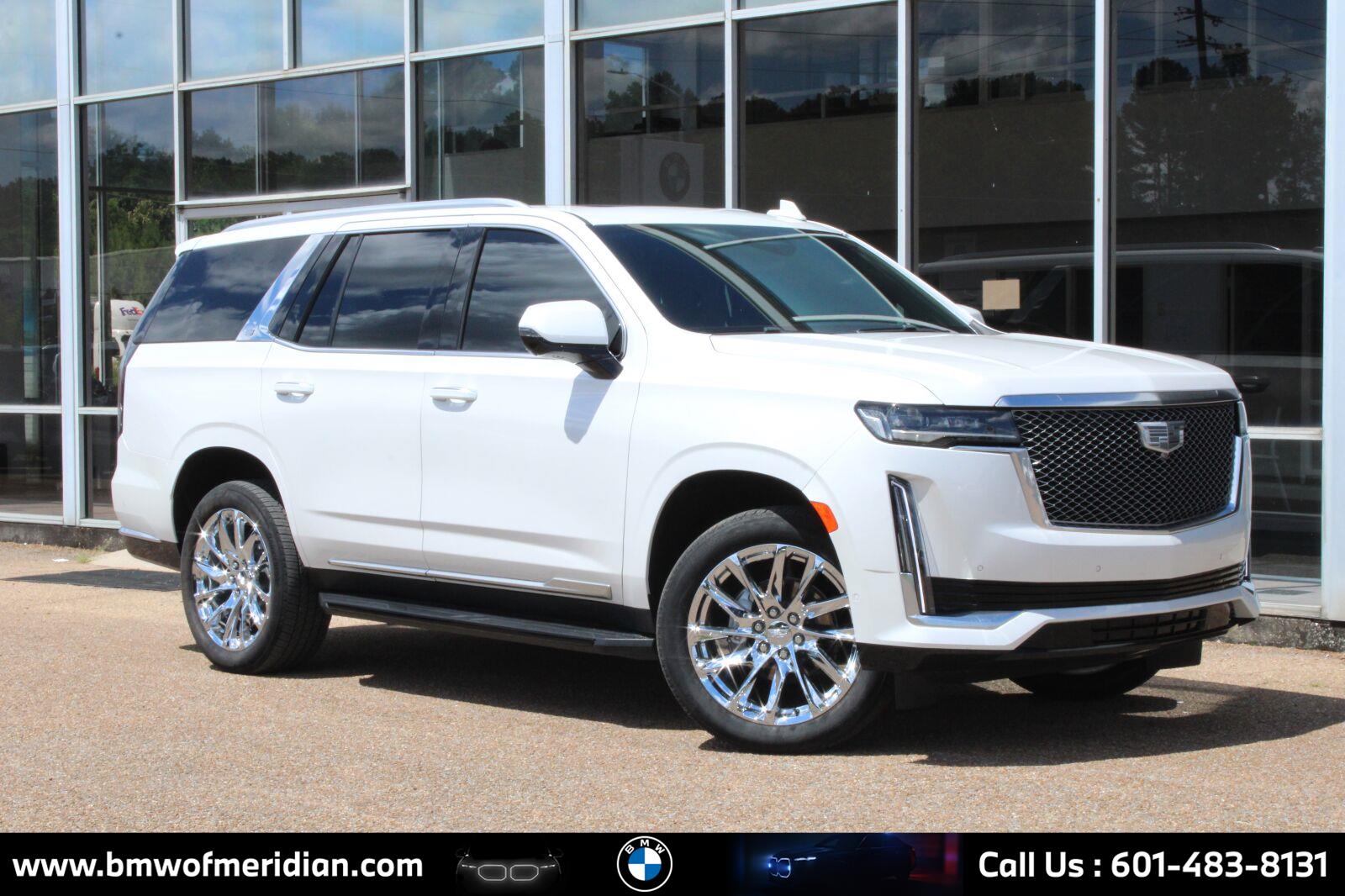 Crystal White Tricoat 2022 Cadillac Escalade SUV / Crossover Four-Wheel Drive Automatic