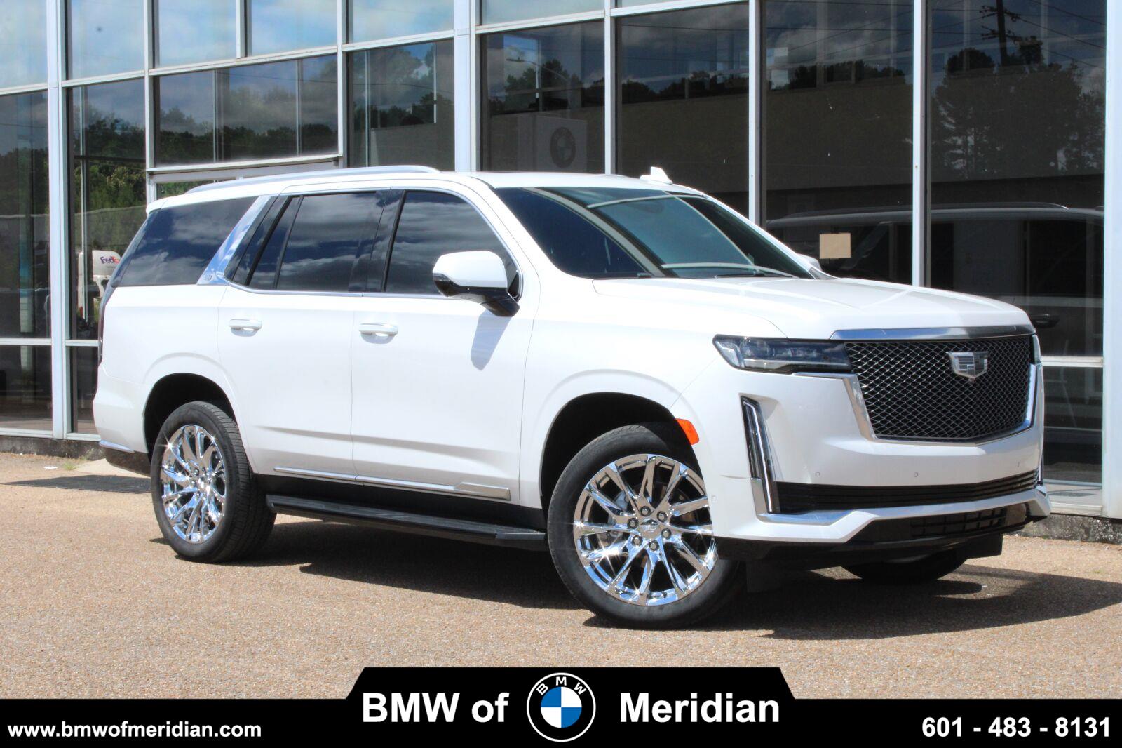 Crystal White Tricoat 2022 Cadillac Escalade SUV / Crossover Four-Wheel Drive Automatic