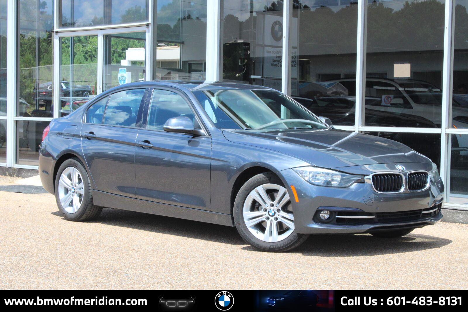Mineral Gray Metallic 2016 BMW 3 Series Sedan Rear-Wheel Drive Automatic