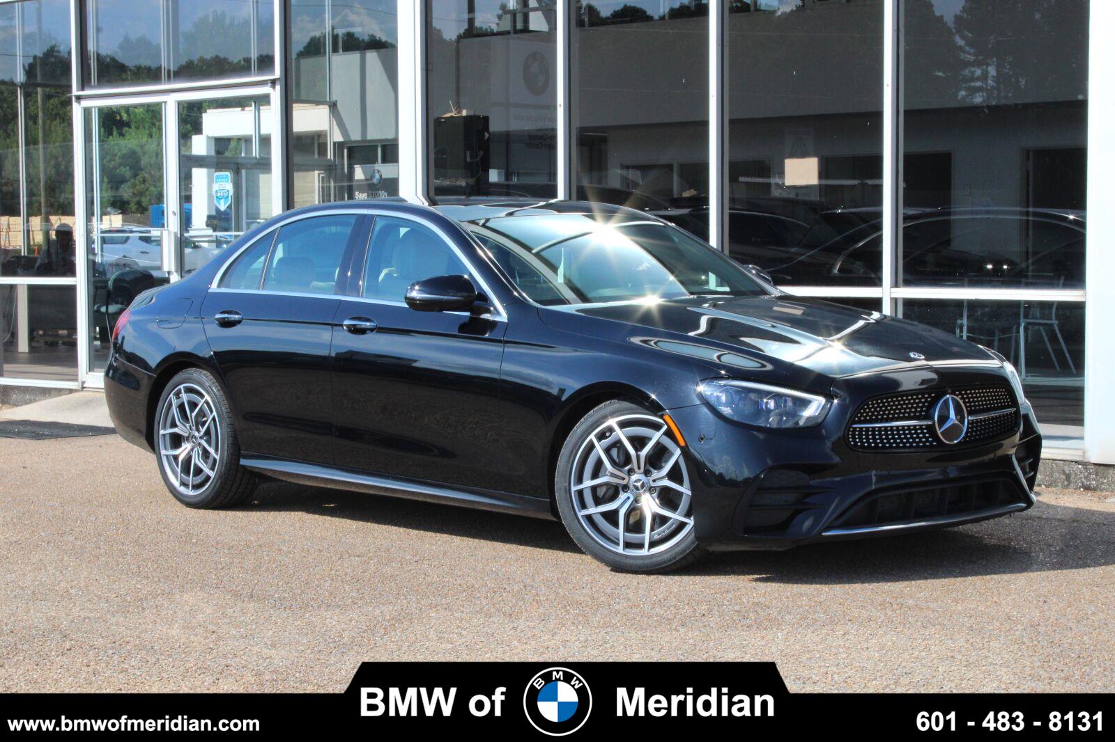 Black 2021 Mercedes-Benz E-Class Sedan Rear-Wheel Drive Automatic