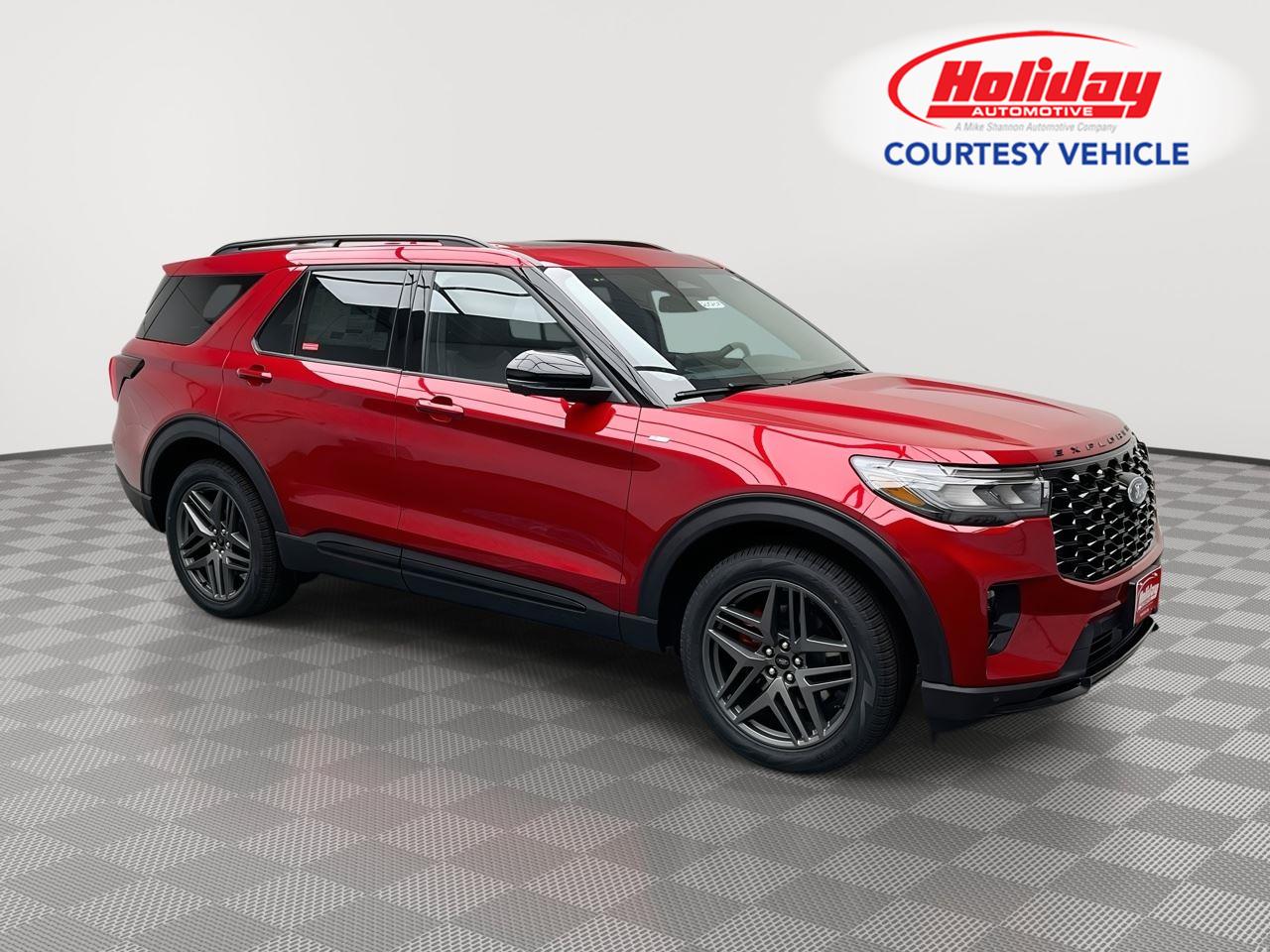 Rapid Red Metallic Tinted Clearcoat 2026 Ford Explorer SUV / Crossover All-Wheel Drive Automatic