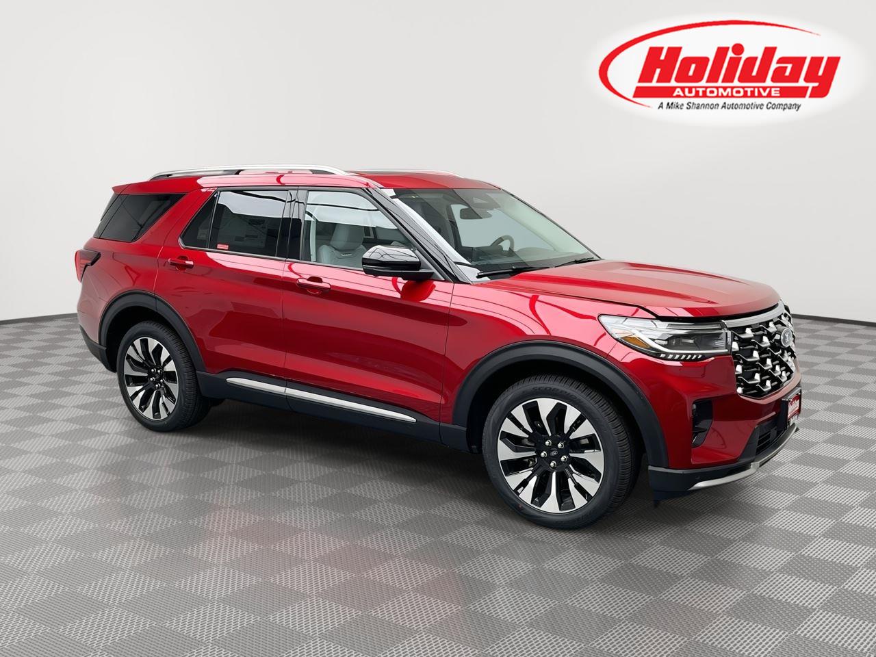 Rapid Red Metallic Tinted Clearcoat 2026 Ford Explorer SUV / Crossover All-Wheel Drive Automatic