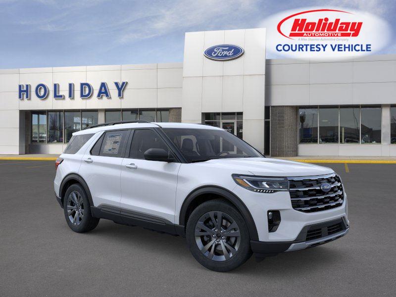 Space White 2026 Ford Explorer SUV / Crossover All-Wheel Drive Automatic