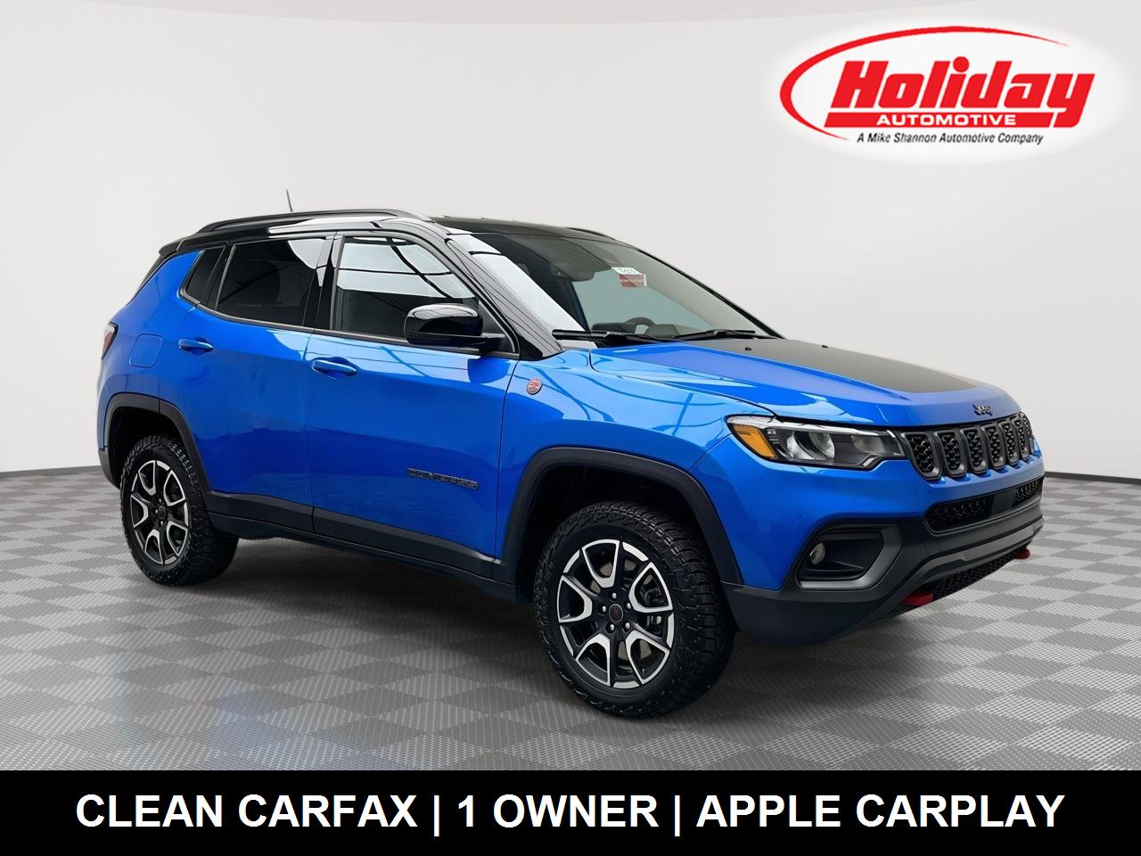 Hydro Blue Pearlcoat 2025 Jeep Compass SUV / Crossover Four-Wheel Drive 8-Speed Automatic