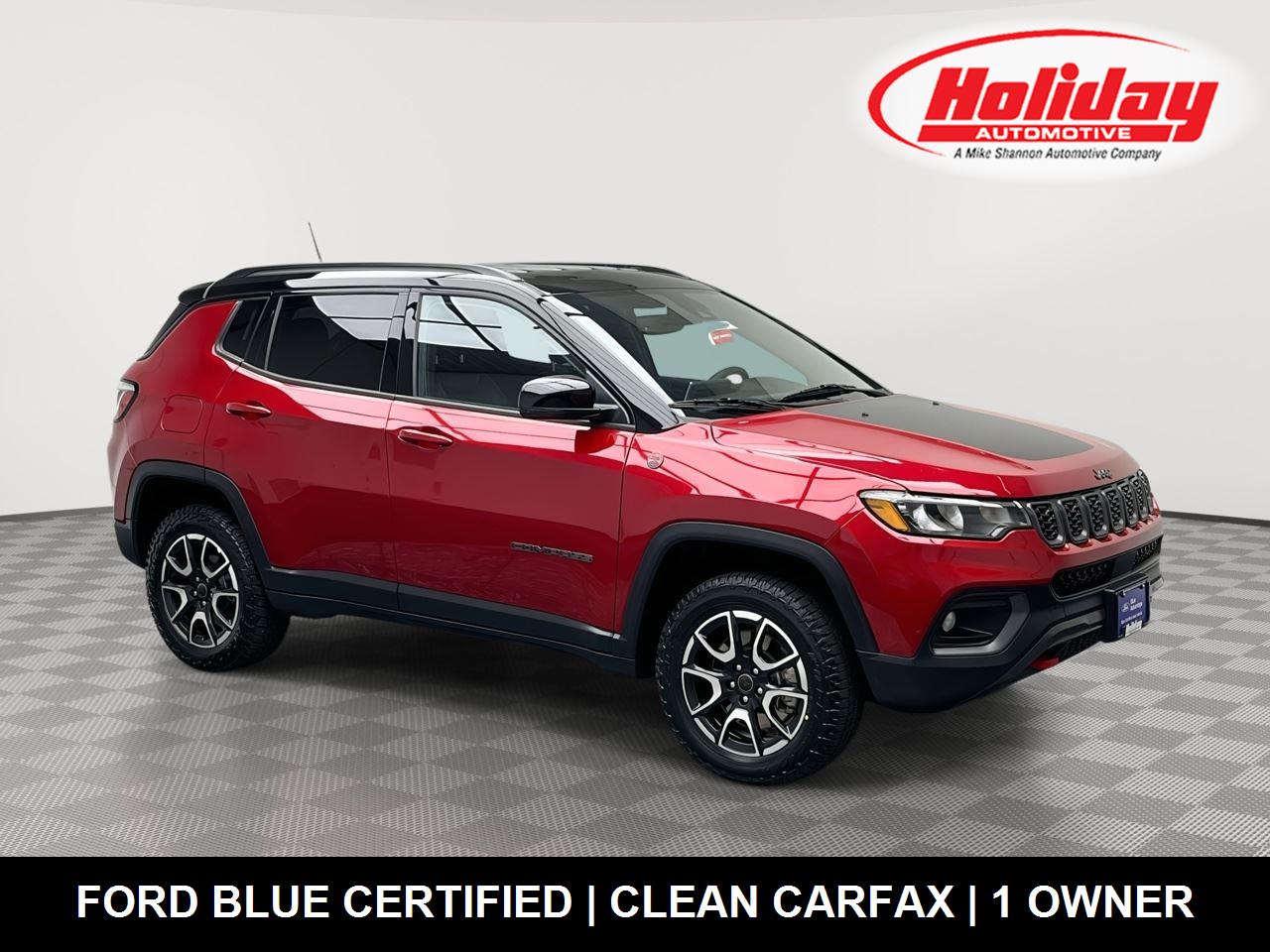 Red Hot Pearlcoat 2025 Jeep Compass SUV / Crossover Four-Wheel Drive 8-Speed Automatic