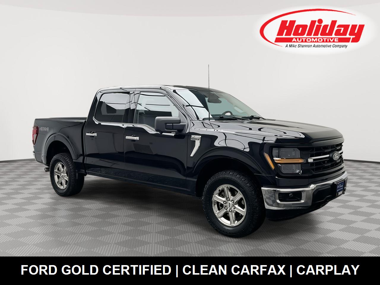 Agate Black 2024 Ford F-150 Pickup Truck Four-Wheel Drive Automatic