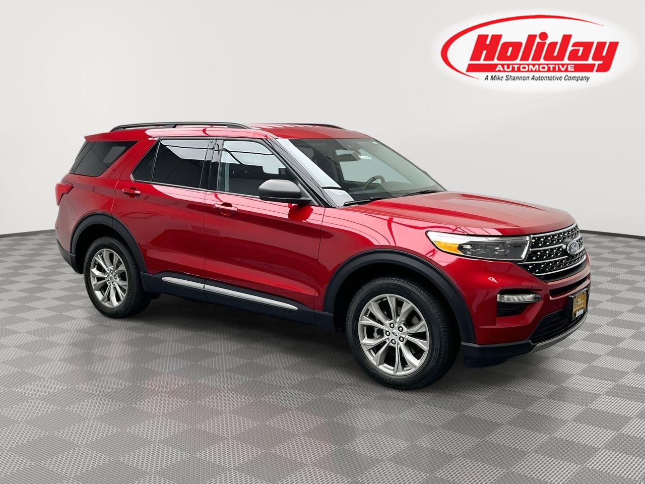 Rapid Red Metallic Tinted Clearcoat 2023 Ford Explorer SUV / Crossover All-Wheel Drive Automatic