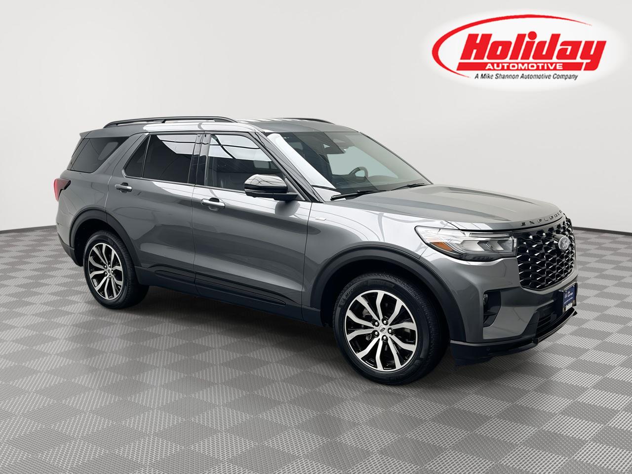 Carbonized Gray 2025 Ford Explorer SUV / Crossover All-Wheel Drive Automatic
