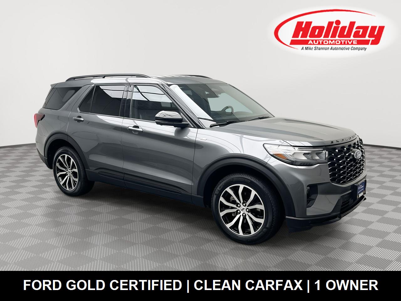Carbonized Gray 2025 Ford Explorer SUV / Crossover All-Wheel Drive Automatic