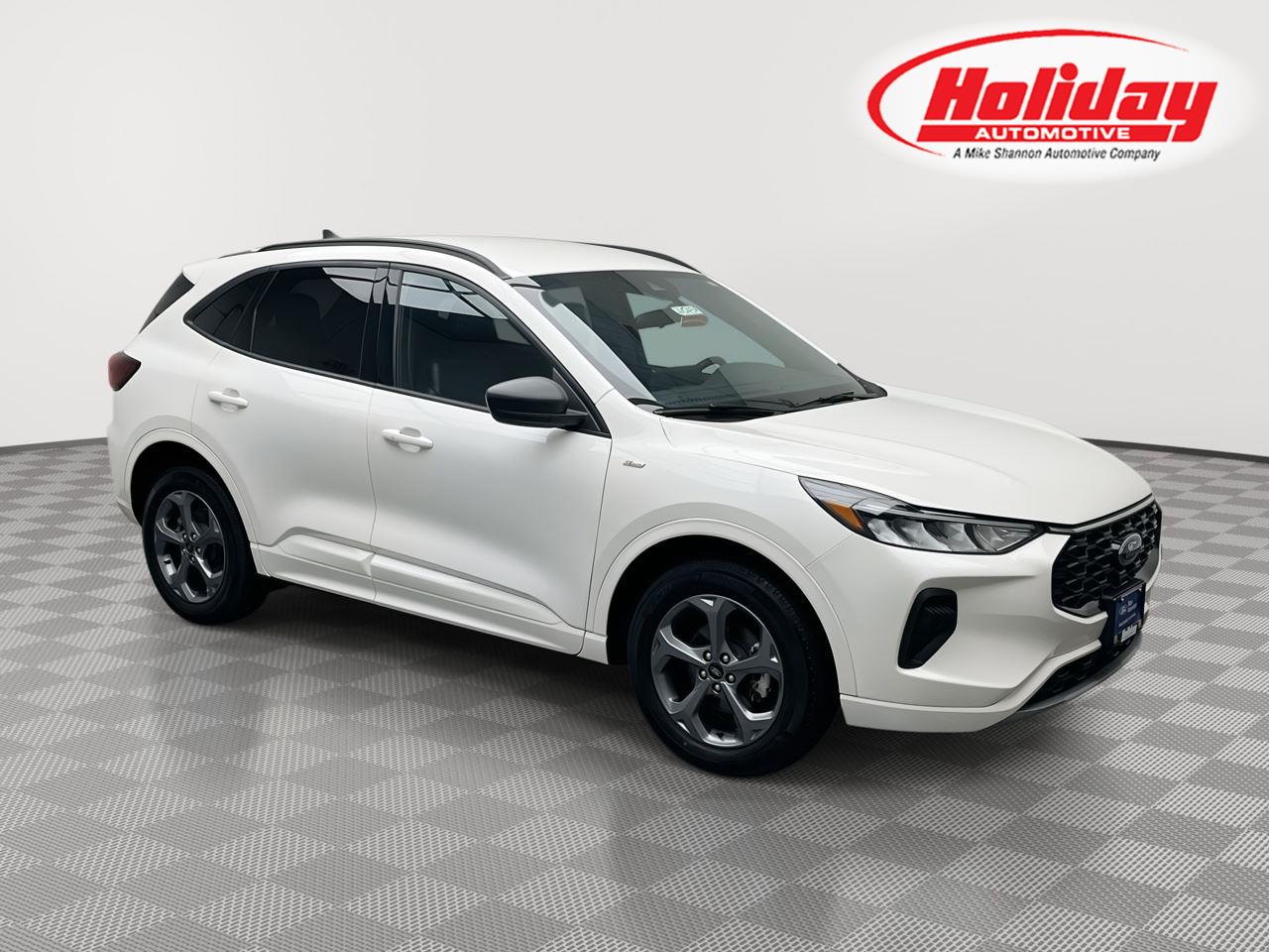 Star White Metallic Tri-Coat 2023 Ford Escape SUV / Crossover All-Wheel Drive 8-Speed Automatic