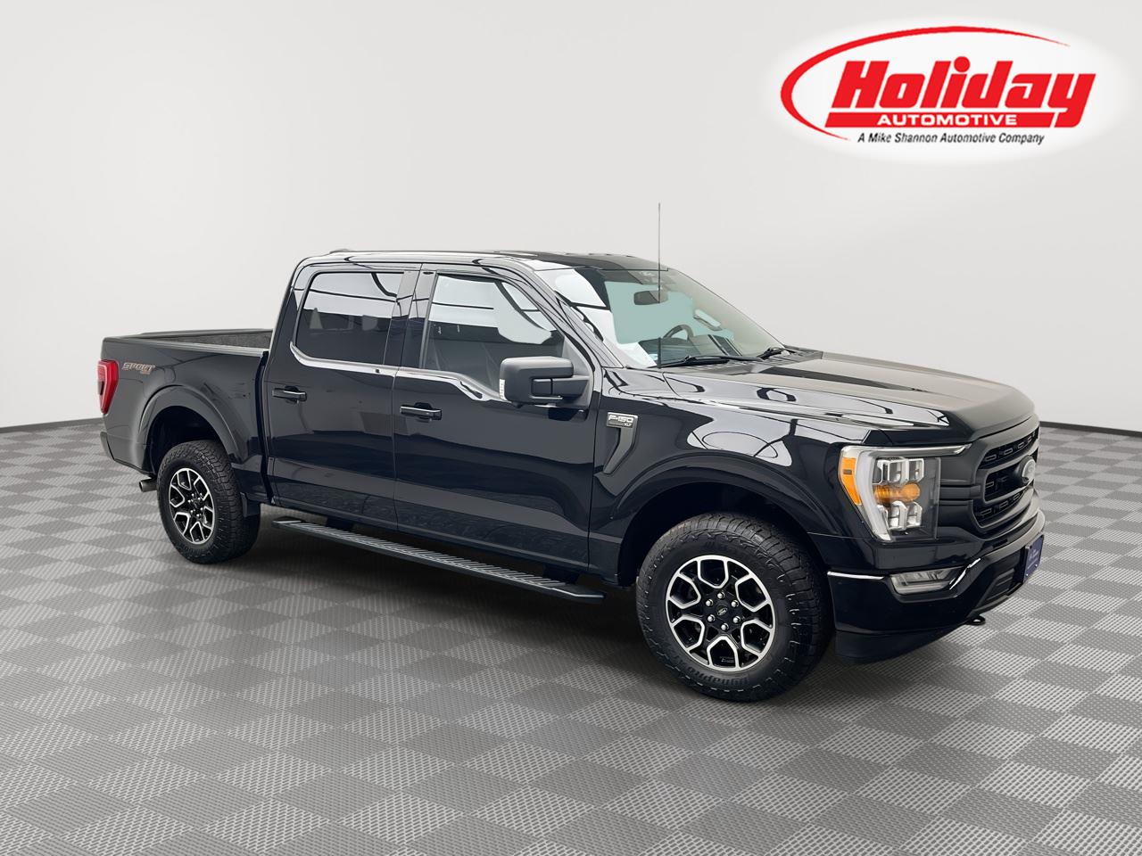 Agate Black 2022 Ford F-150 Pickup Truck Four-Wheel Drive Automatic