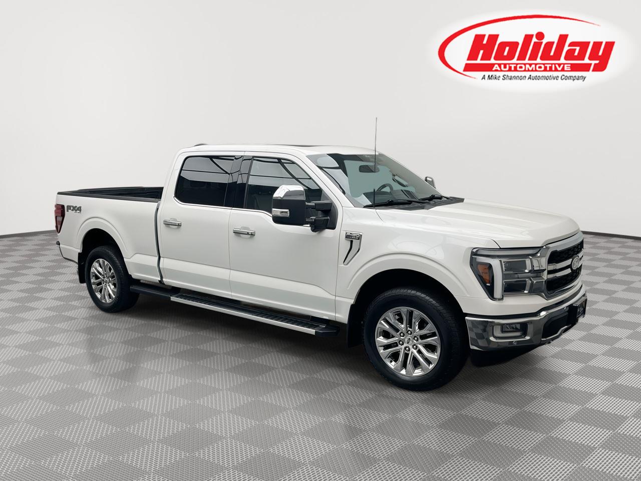 Star White Metallic Tri-Coat 2024 Ford F-150 Pickup Truck Four-Wheel Drive Automatic
