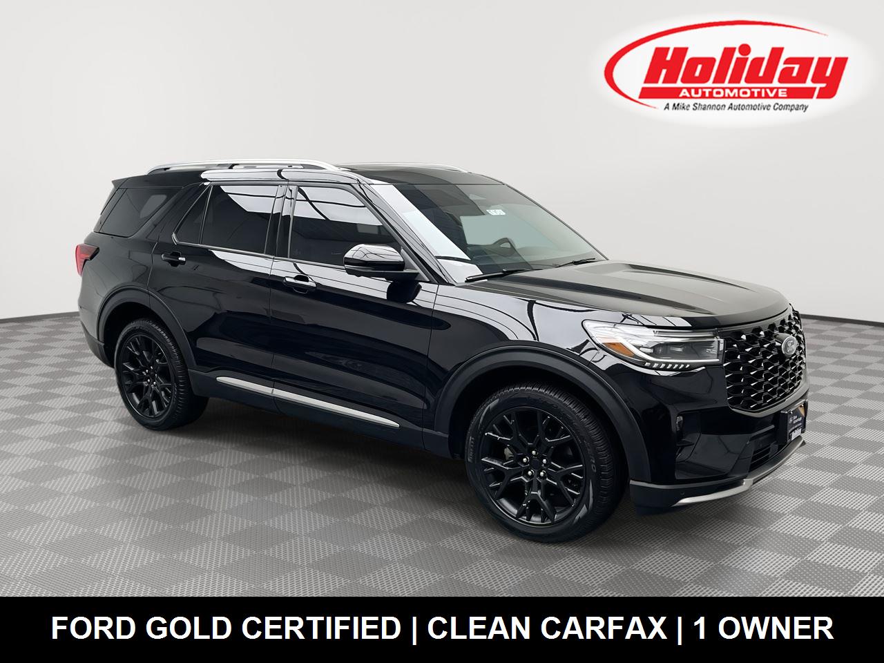 Agate Black 2025 Ford Explorer SUV / Crossover All-Wheel Drive Automatic