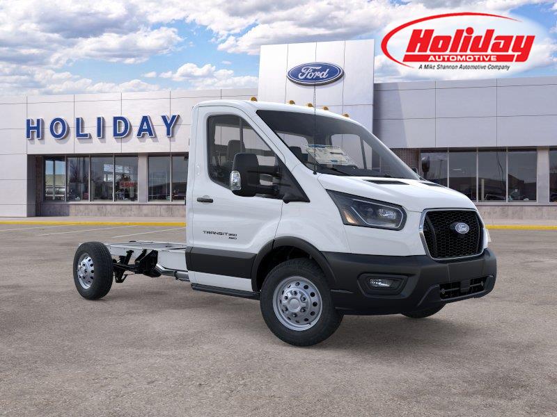Oxford White 2026 Ford Transit Chassis Van All-Wheel Drive Automatic